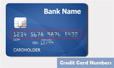 available credit cards numbers